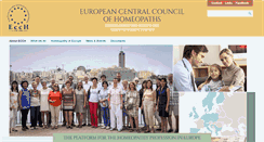 Desktop Screenshot of homeopathy-ecch.org